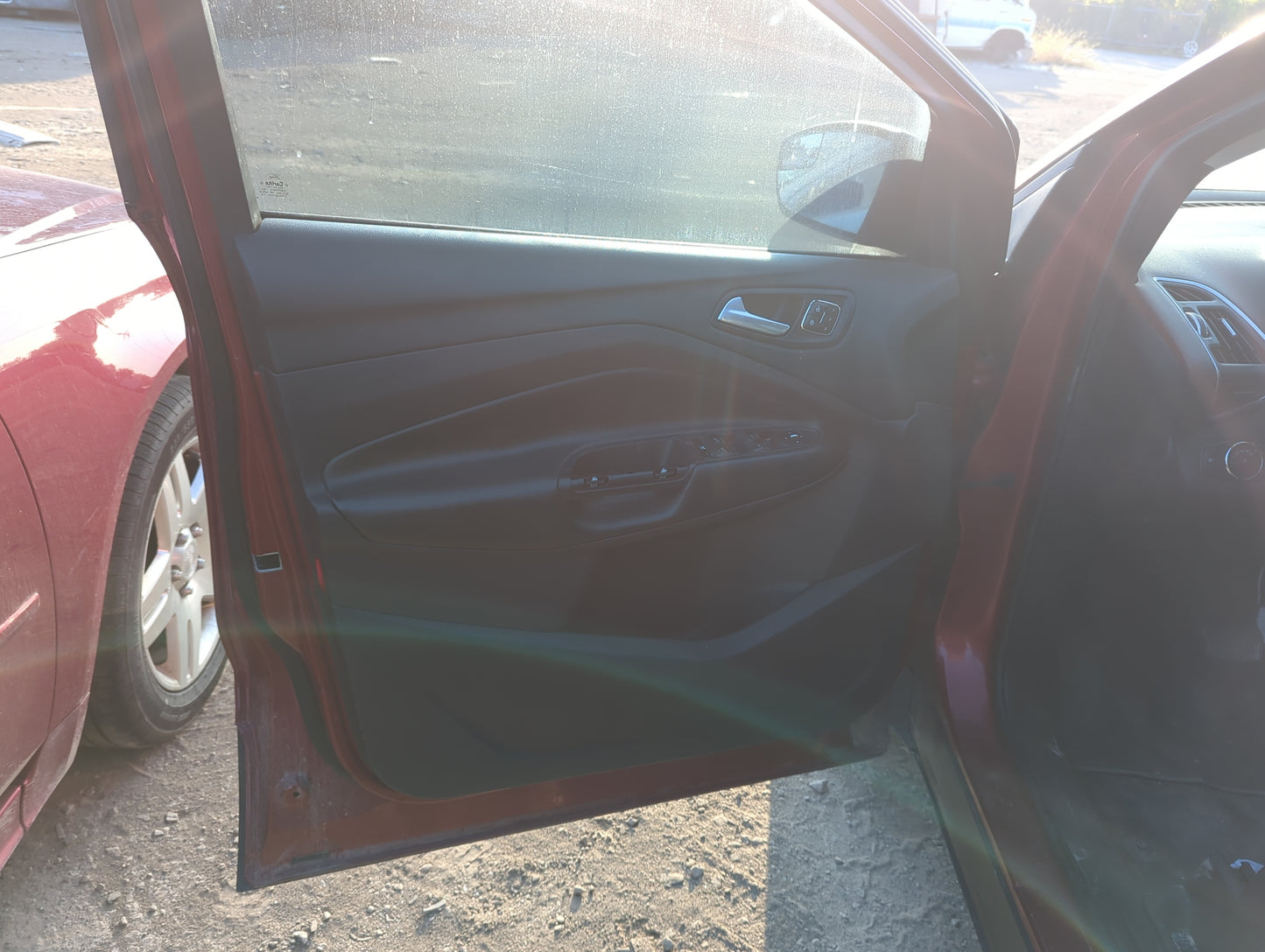 2006 Honda Ridgeline Front Left Driver Interior Door Panel Trim - Oemusedautoparts1.com