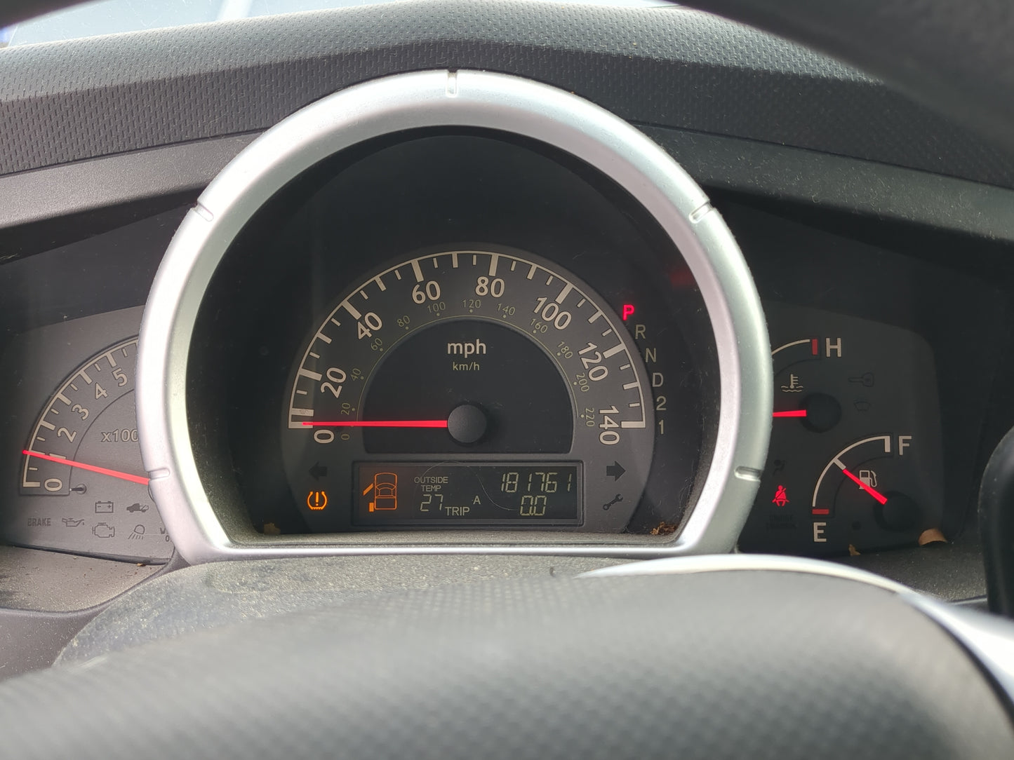 2006 Honda Ridgeline Instrument Cluster Speedometer Gauges Miles:182K Fits OEM Used Auto Parts - Oemusedautoparts1.com