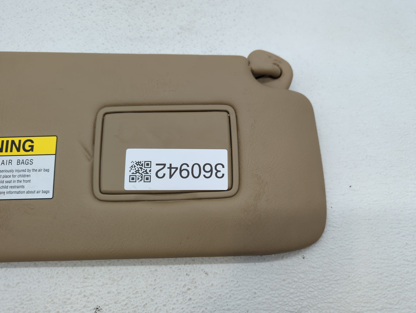 2006 Honda Ridgeline Sun Visor Shade Replacement Passenger Right Mirror Fits OEM Used Auto Parts - Oemusedautoparts1.com