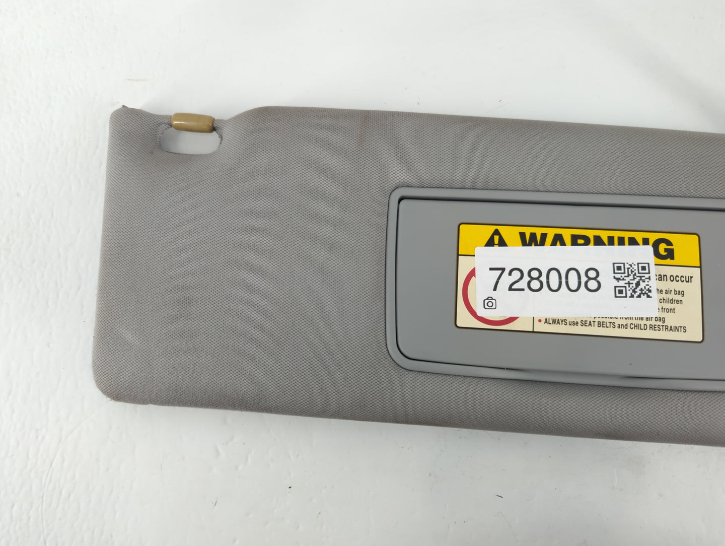 2006 Honda Ridgeline Sun Visor Shade Replacement Passenger Right Mirror Fits OEM Used Auto Parts - Oemusedautoparts1.com