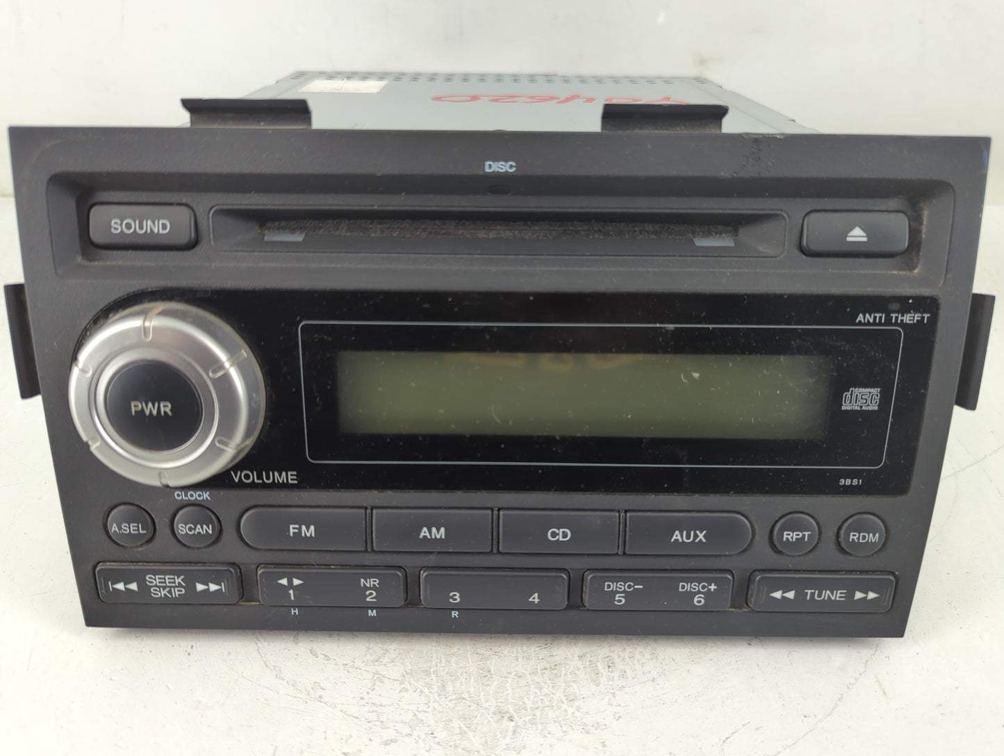 2006-2008 Honda Ridgeline Radio AM FM Cd Player Receiver Replacement P/N:39100-SJC-C000 Fits Fits 2006 2007 2008 OEM Used Au