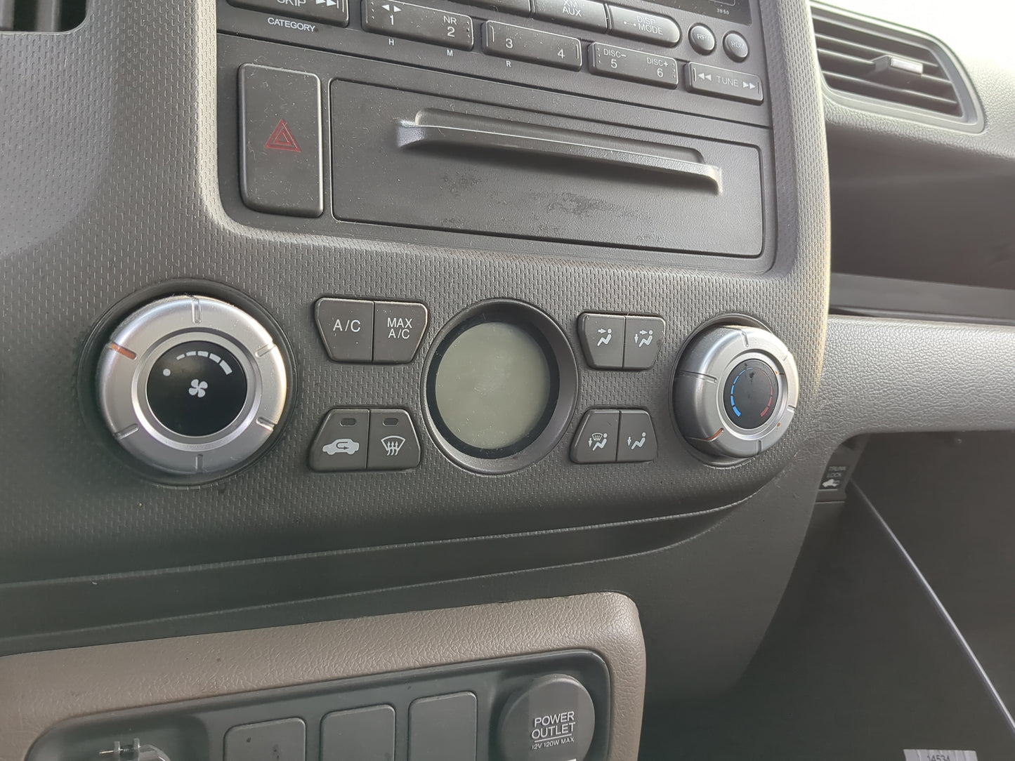 2006-2008 Honda Ridgeline Climate Control Module Temperature AC/Heater Replacement Fits Fits 2006 2007 2008 OEM Used Auto Pa