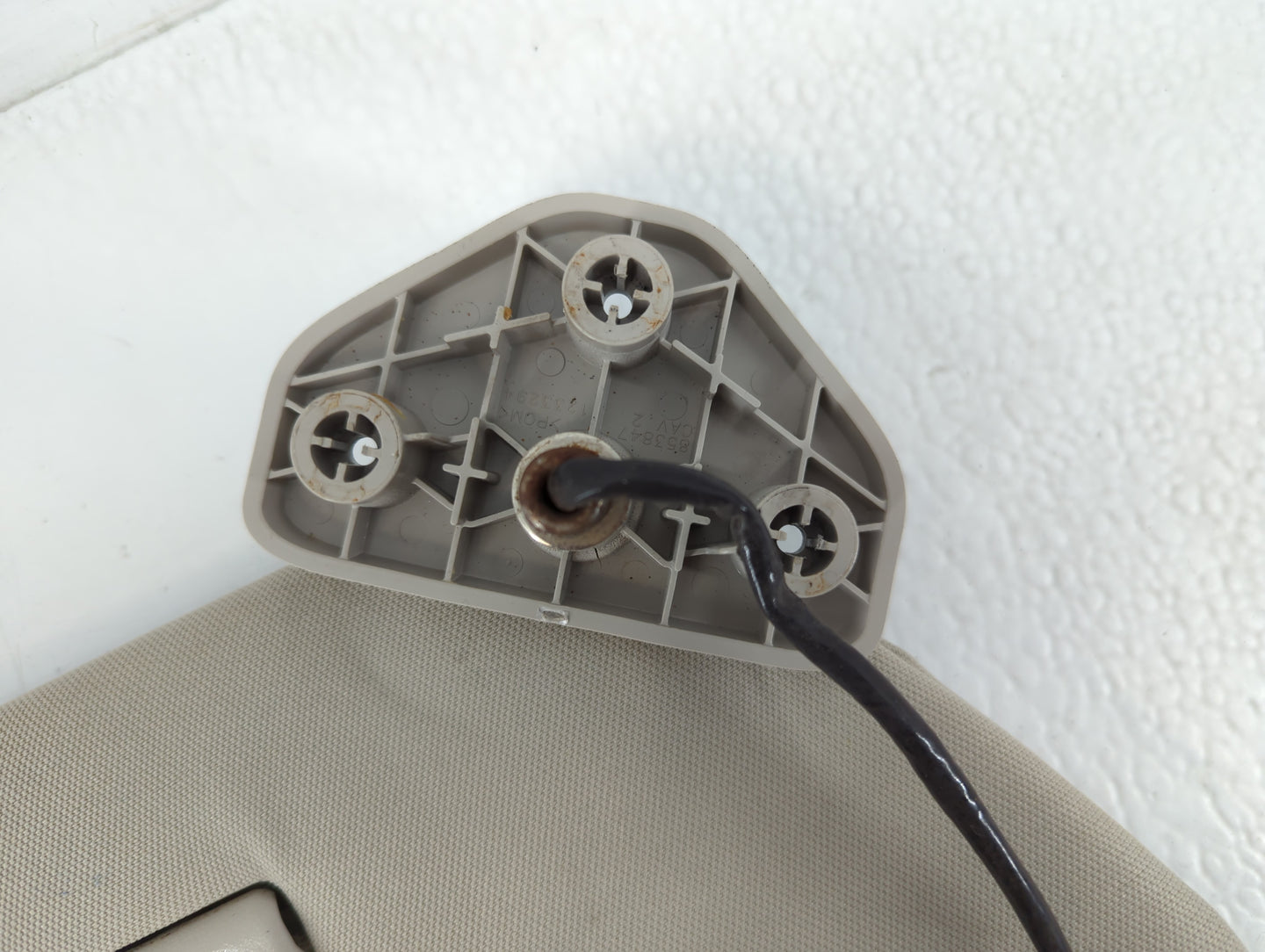 2006 Hummer H3 Sun Visor Shade Replacement Passenger Right Mirror Fits OEM Used Auto Parts - Oemusedautoparts1.com