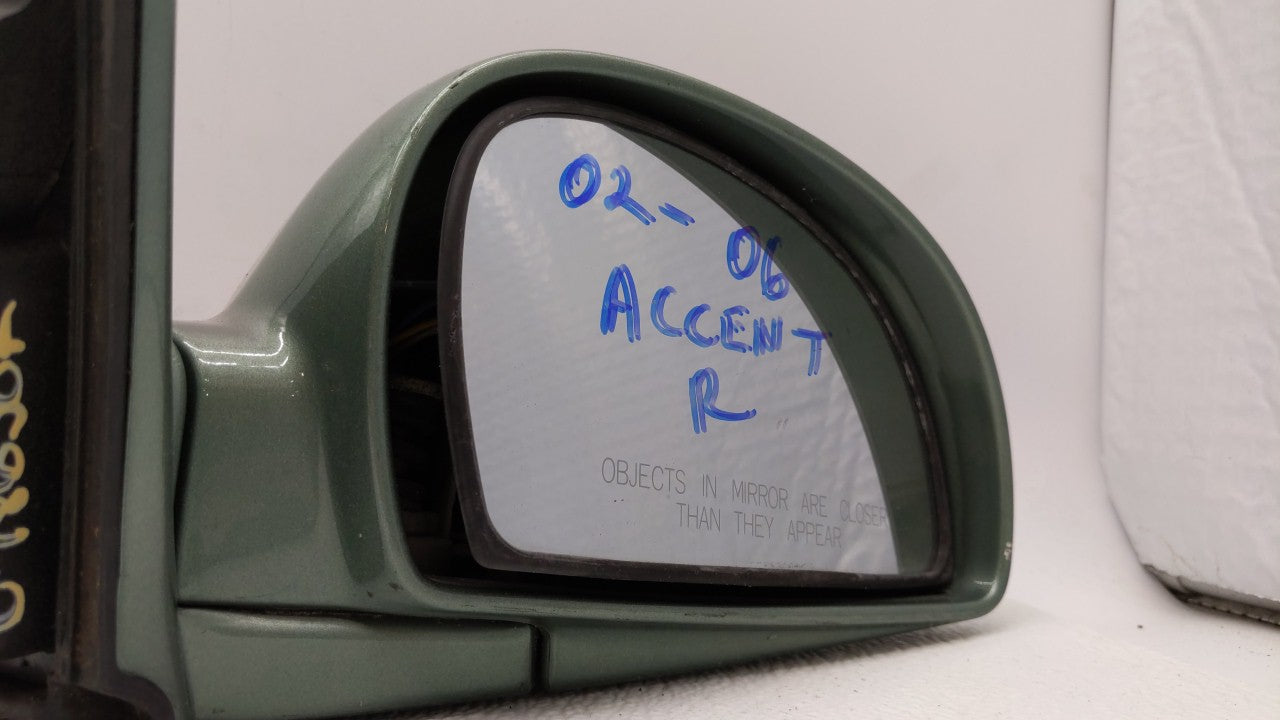2006-2007 Hyundai Accent Passenger Side View Mirror - Right Door Mirror OEM Used - Oemusedautoparts1.com