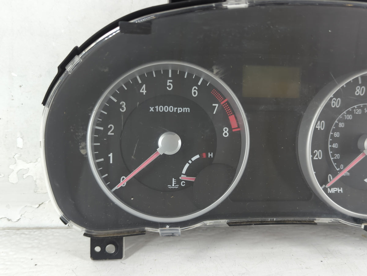 2006-2008 Hyundai Accent Instrument Cluster Speedometer Gauges P/N:94001-1E241 Miles:145K Fits Fits 2006 2007 2008 OEM Used 
