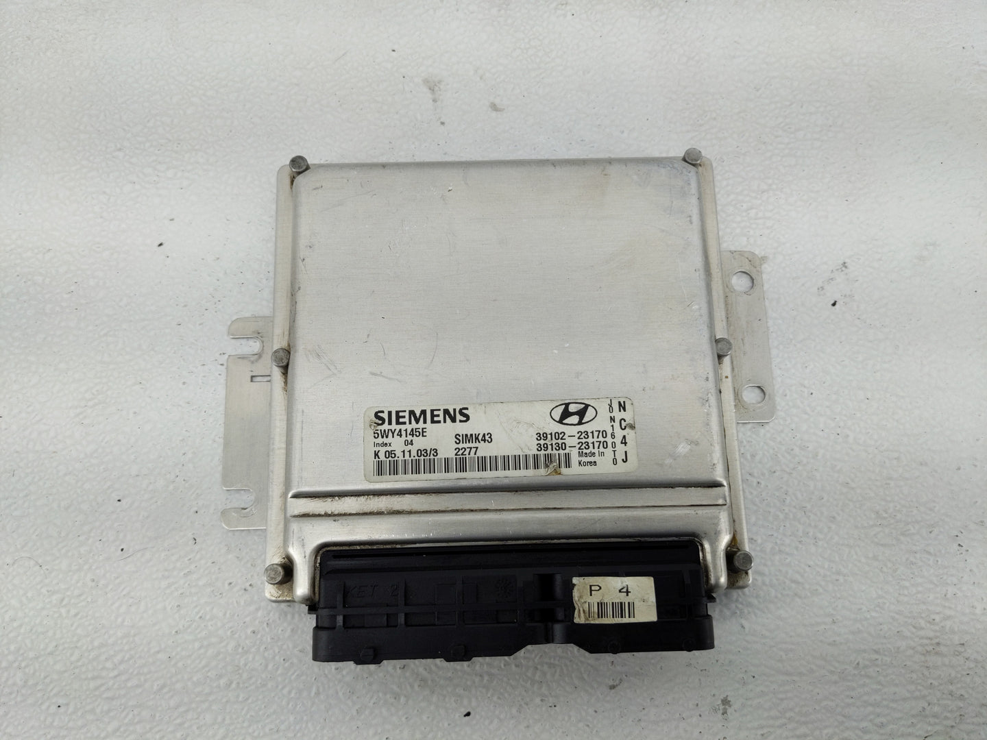 2004-2006 Hyundai Elantra PCM Engine Control Computer ECU ECM PCU OEM P/N:39130-23170 39102-23170 Fits Fits 2004 2005 2006 O