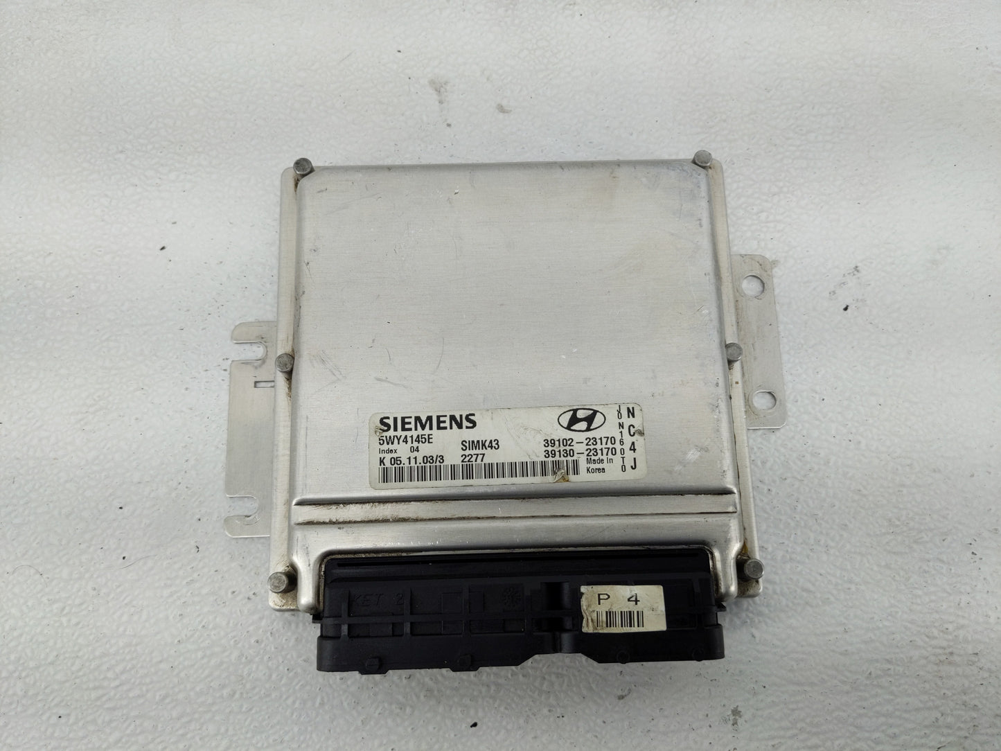 2004-2006 Hyundai Elantra PCM Engine Control Computer ECU ECM PCU OEM P/N:39130-23170 39102-23170 Fits Fits 2004 2005 2006 O