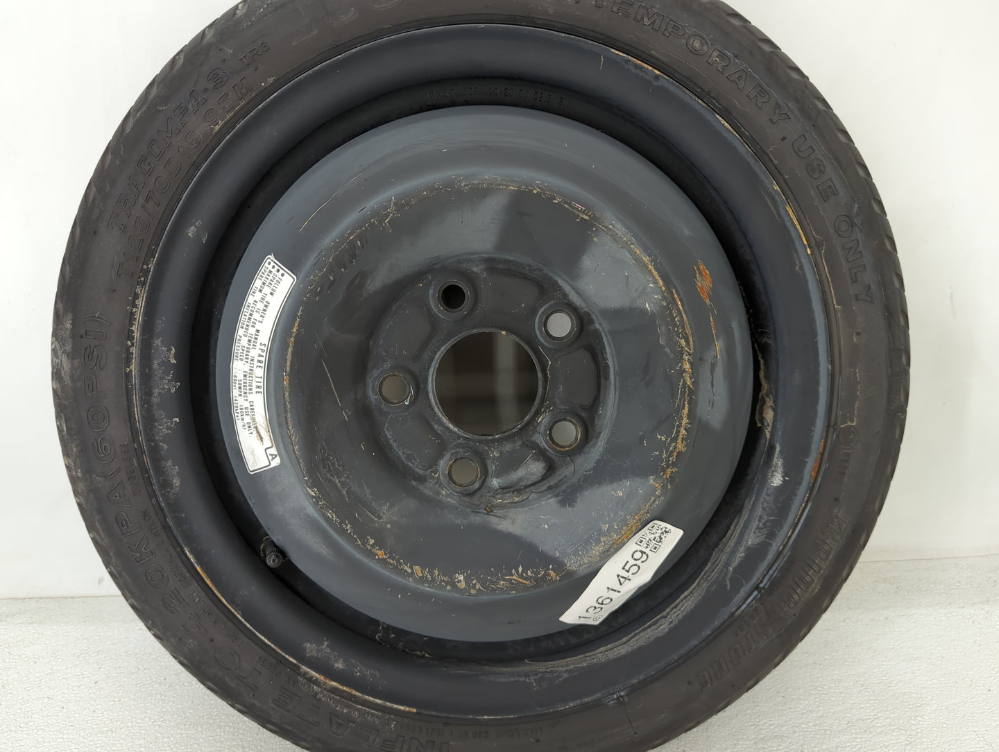 1992-2006 Hyundai Elantra Spare Donut Tire Wheel Rim Oem - Oemusedautoparts1.com