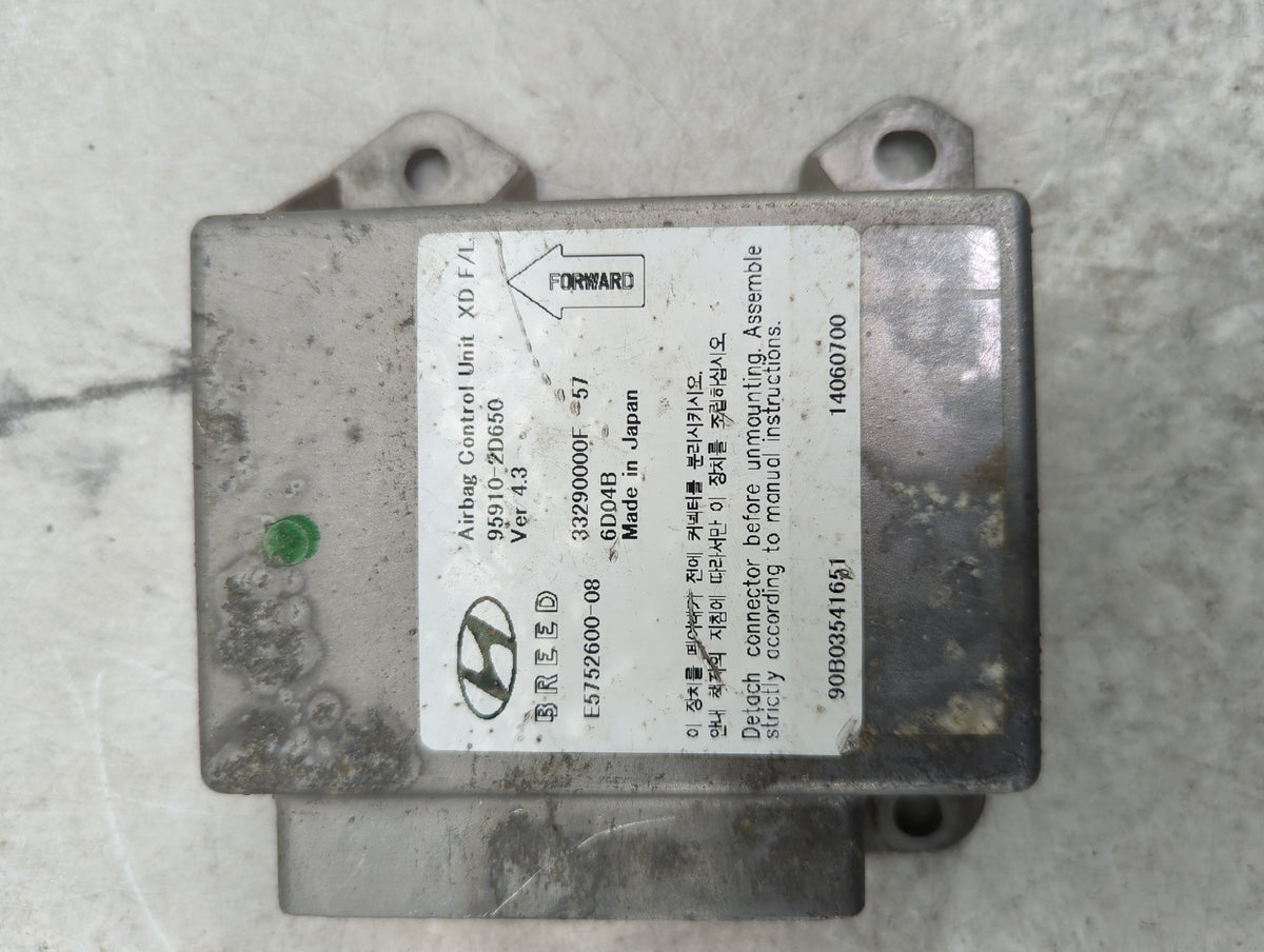 2006 Hyundai Elantra Safety Restraint Srs Airbag Control Module 1448268 - Oemusedautoparts1.com