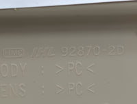 2006 Hyundai Elantra Overhead Console W/rear Climate Control Beige - Oemusedautoparts1.com