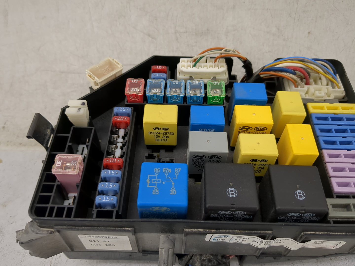 2004-2006 Hyundai Elantra Fusebox Fuse Box Panel Relay Module P/N:91210-2D036 Fits Fits 2003 2004 2005 2006 2007 2008 OEM Us