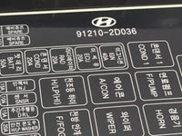 2004-2006 Hyundai Elantra Fusebox Fuse Box Panel Relay Module P/N:91210-2D036 Fits Fits 2003 2004 2005 2006 2007 2008 OEM Us