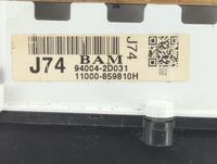 2004-2006 Hyundai Elantra Instrument Cluster Speedometer Gauges P/N:94004-2D031 94004-2D051 Fits Fits 2004 2005 2006 OEM Use