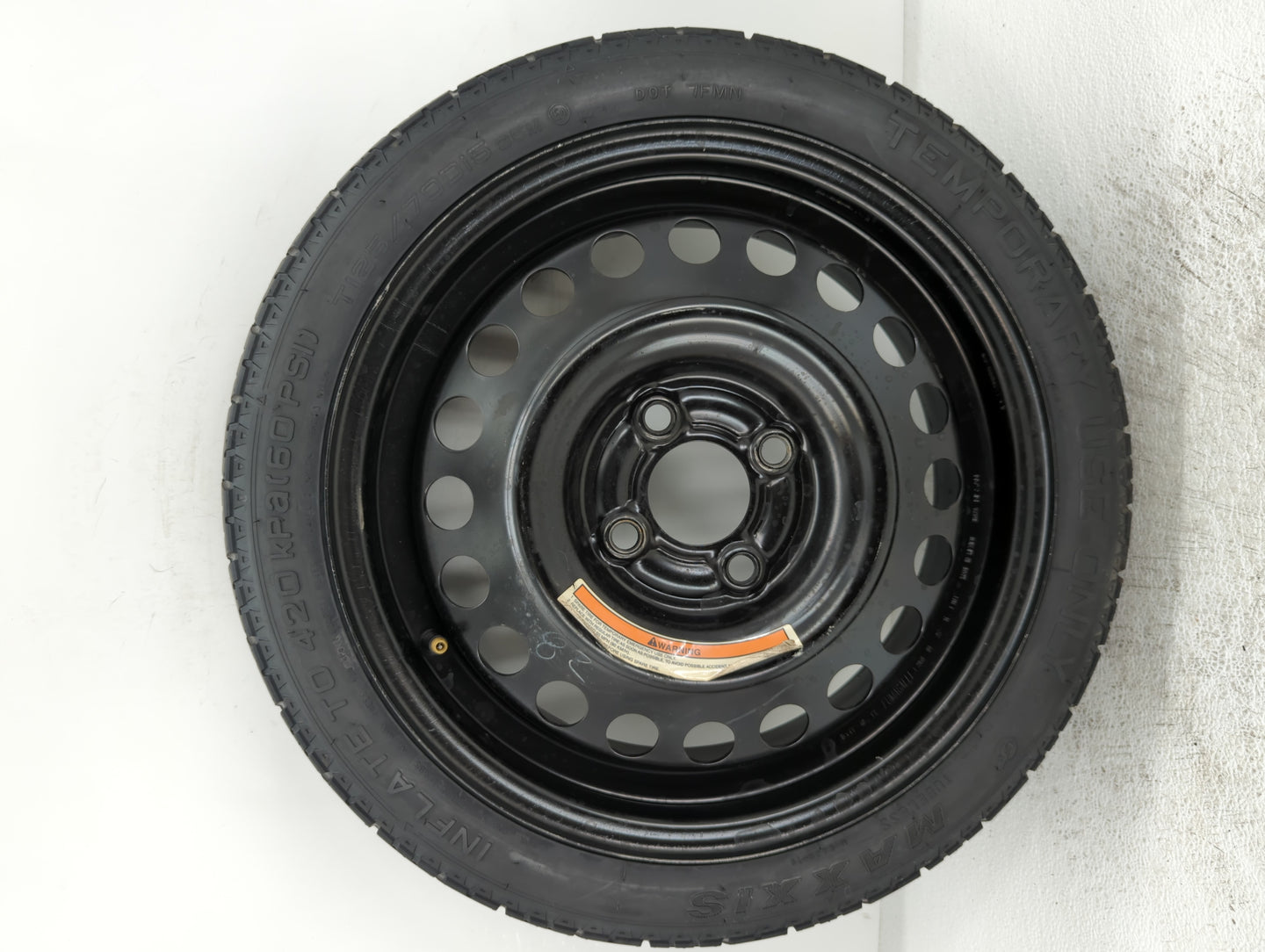 1992-2006 Hyundai Elantra Spare Donut Tire Wheel Rim Oem - Oemusedautoparts1.com
