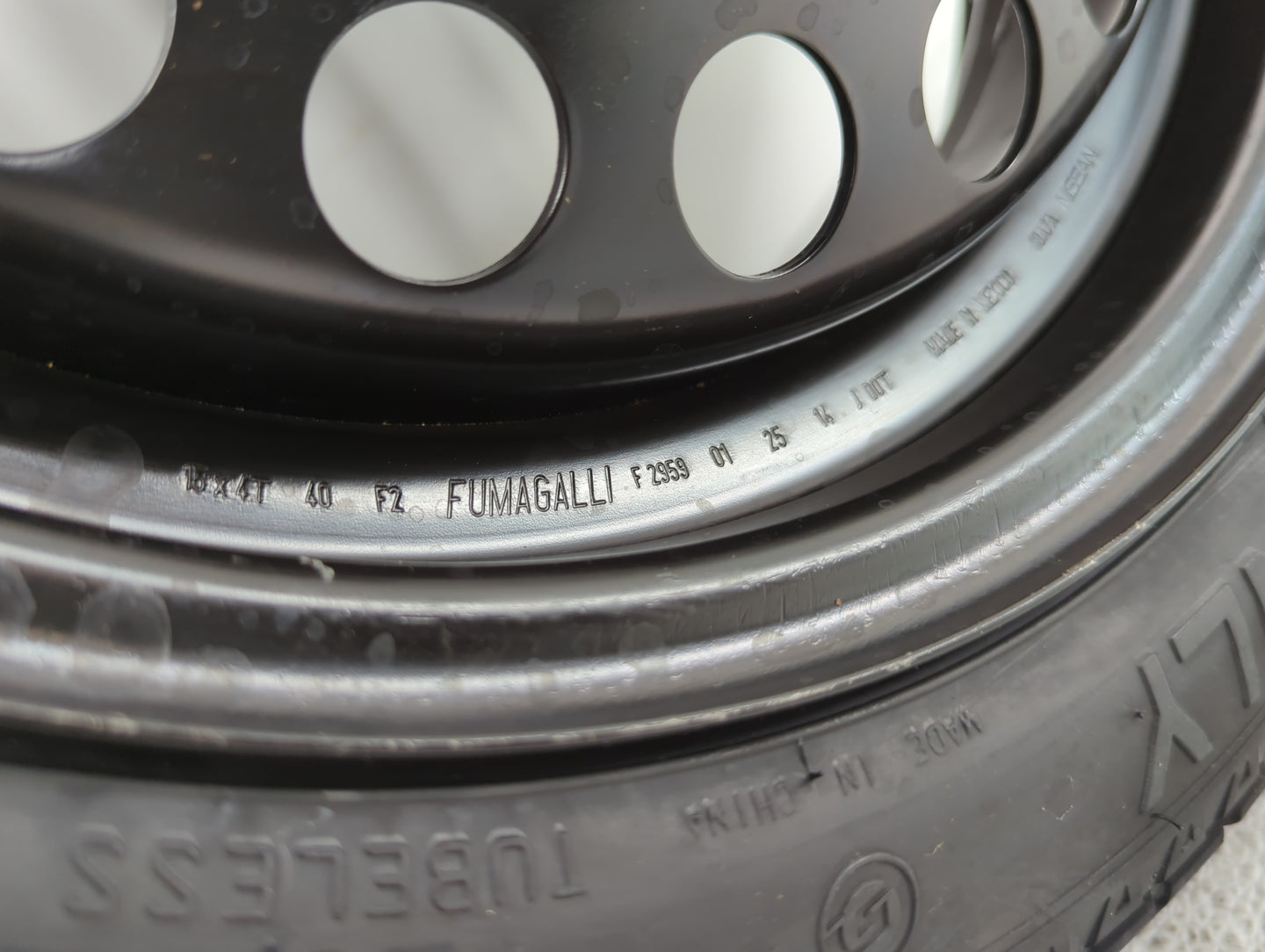1992-2006 Hyundai Elantra Spare Donut Tire Wheel Rim Oem - Oemusedautoparts1.com