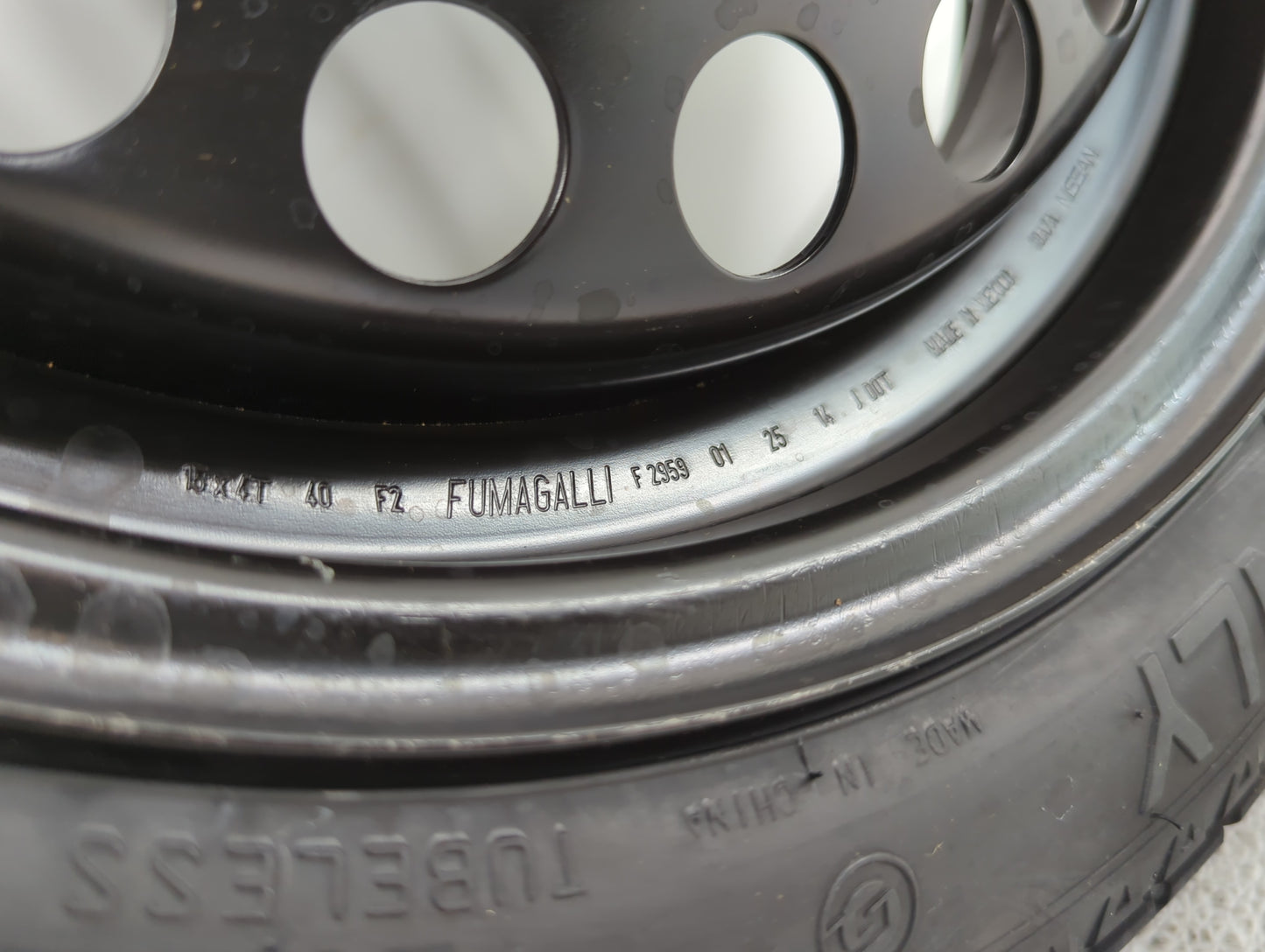1992-2006 Hyundai Elantra Spare Donut Tire Wheel Rim Oem - Oemusedautoparts1.com