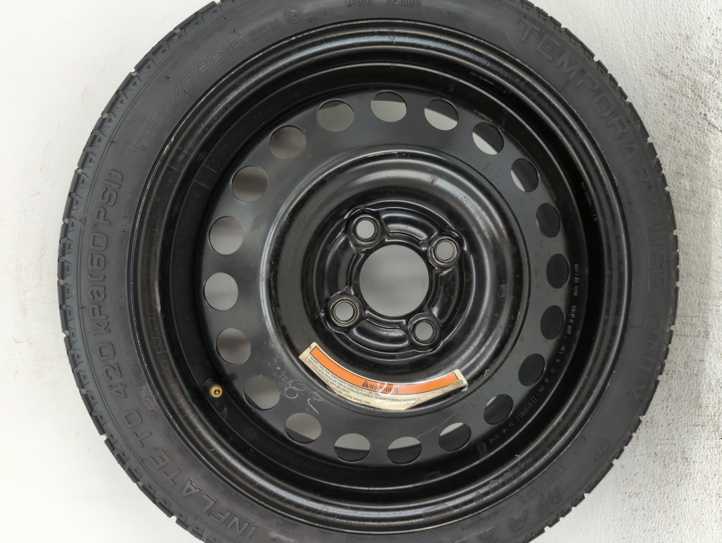 1992-2006 Hyundai Elantra Spare Donut Tire Wheel Rim Oem - Oemusedautoparts1.com