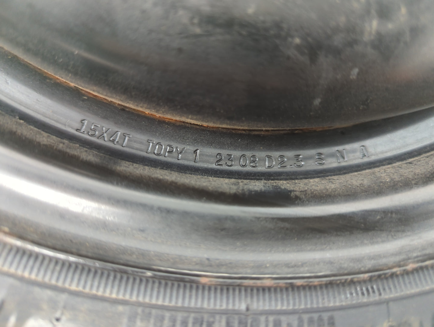 1992-2006 Hyundai Elantra Spare Donut Tire Wheel Rim Oem - Oemusedautoparts1.com