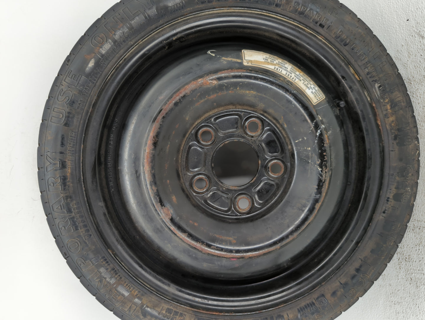 1992-2006 Hyundai Elantra Spare Donut Tire Wheel Rim Oem - Oemusedautoparts1.com