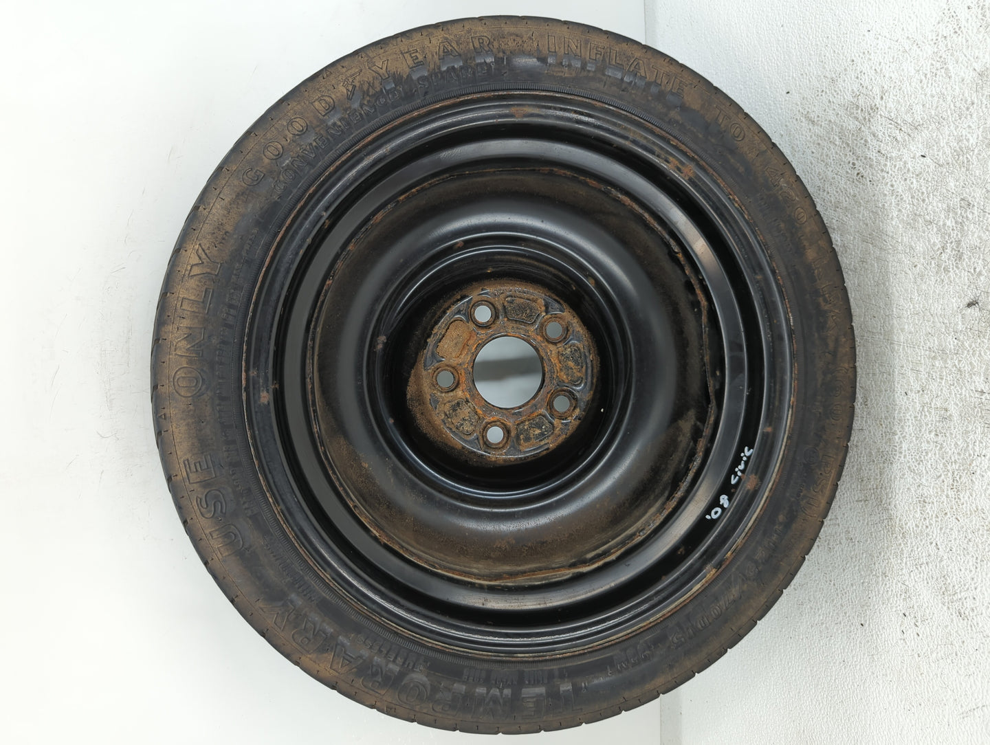 1992-2006 Hyundai Elantra Spare Donut Tire Wheel Rim Oem - Oemusedautoparts1.com