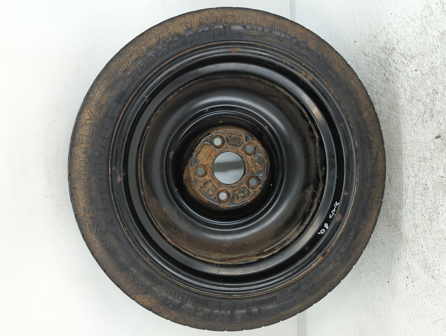 1992-2006 Hyundai Elantra Spare Donut Tire Wheel Rim Oem - Oemusedautoparts1.com