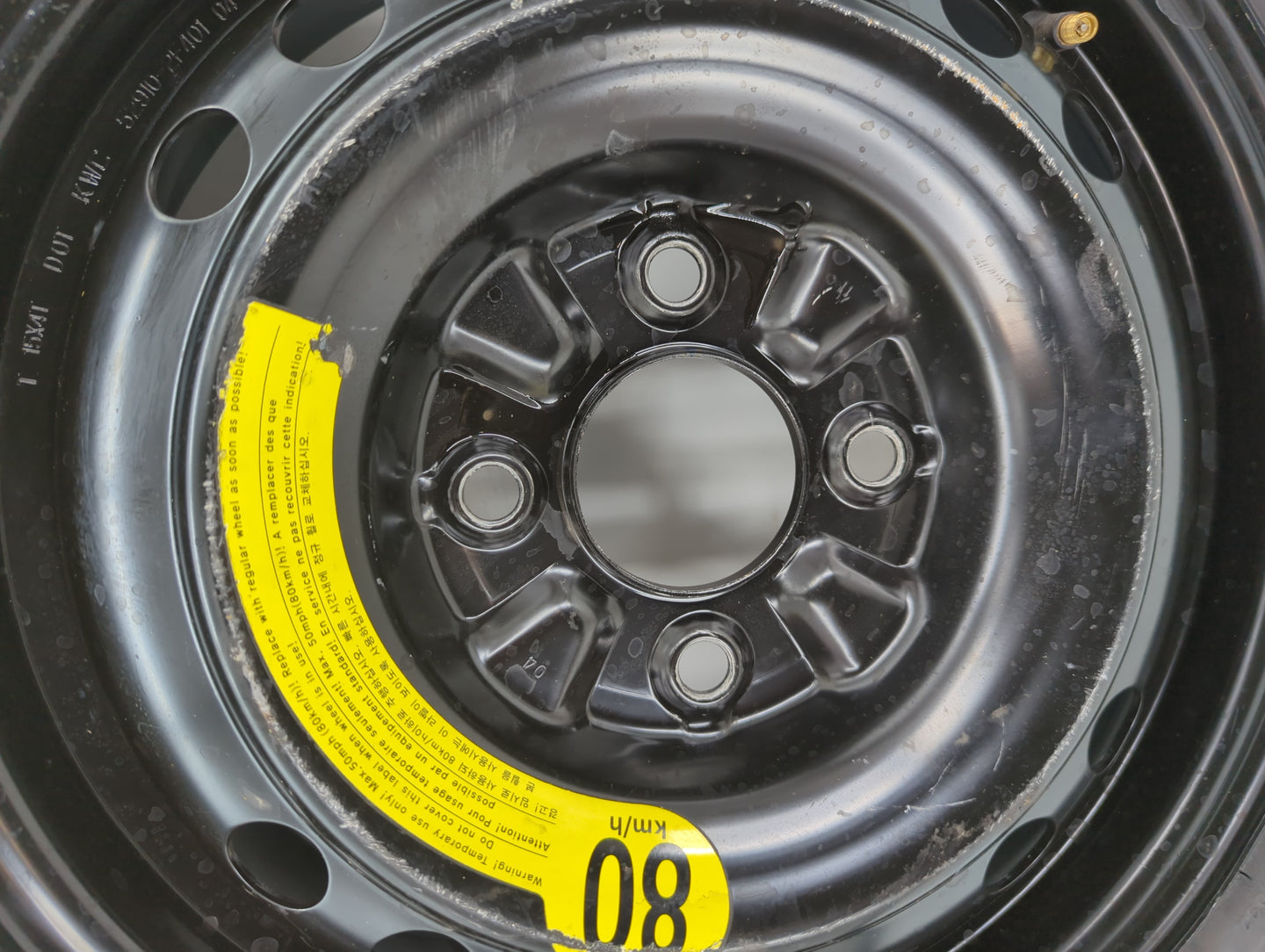 1992-2006 Hyundai Elantra Spare Donut Tire Wheel Rim Oem - Oemusedautoparts1.com