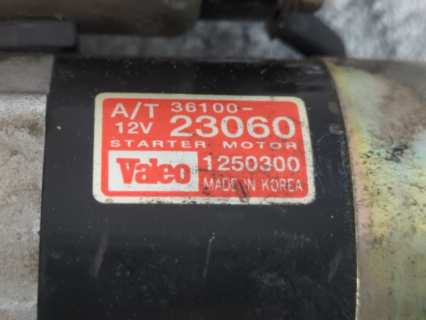 2005-2006 Hyundai Elantra Car Starter Motor Solenoid OEM P/N:36100-23060 Fits Fits 2005 2006 2007 2008 2009 OEM Used Auto Pa