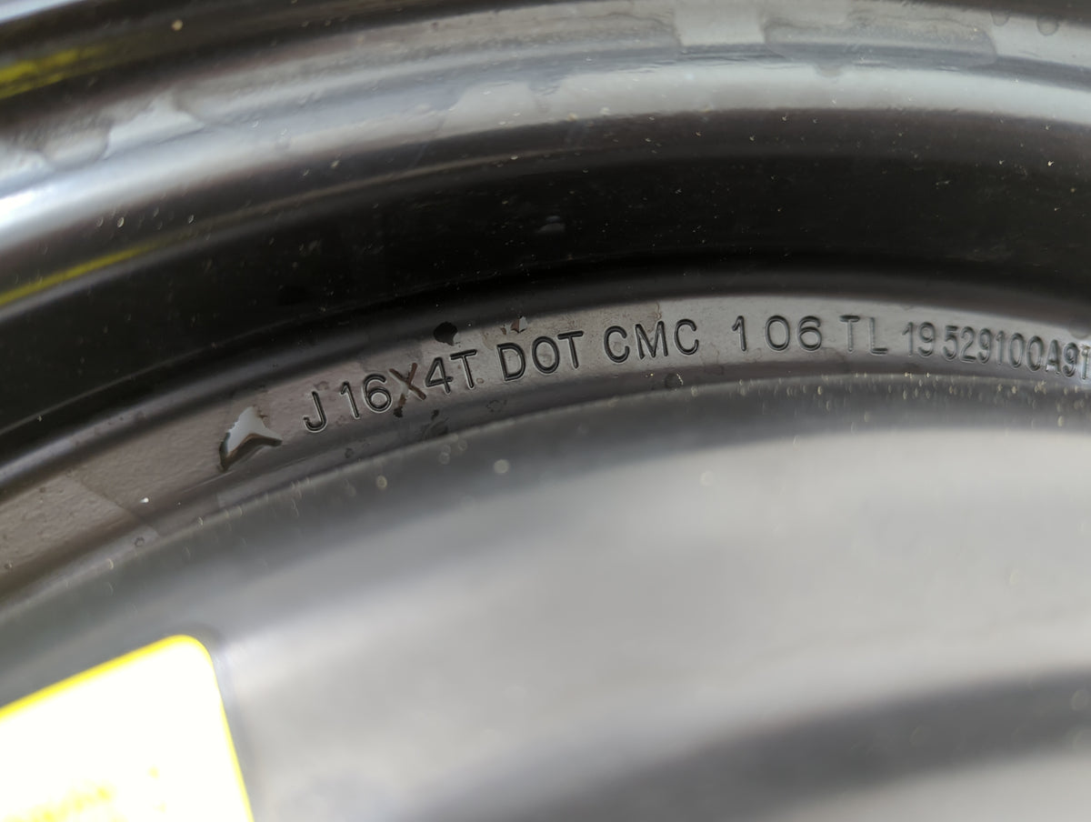 2006-2008 Hyundai Sonata Spare Donut Tire Wheel Rim Oem - Oemusedautoparts1.com