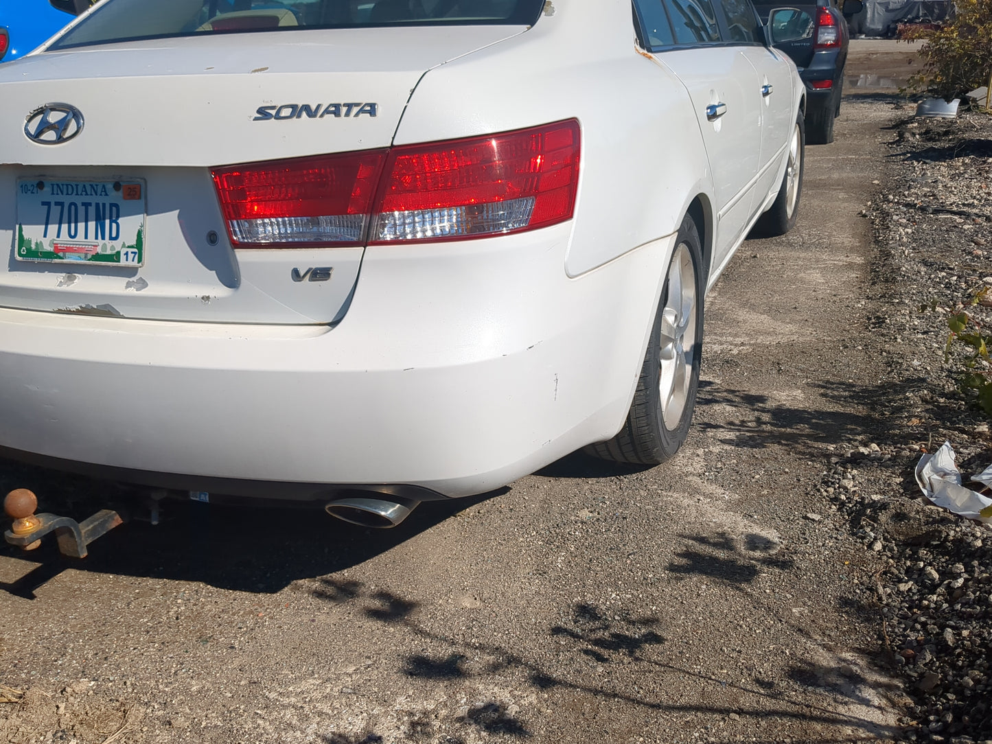2006-2008 Hyundai Sonata Rear Bumper Assembly Oem 1209190 - Oemusedautoparts1.com