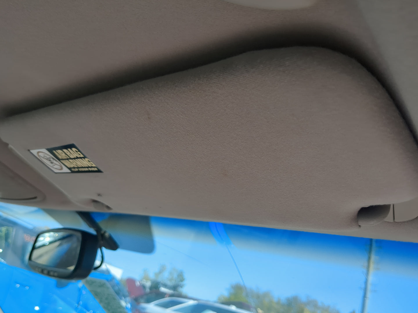 2006-2007 Hyundai Sonata Sun Visor Shade Replacement Passenger Right Mirror Fits Fits 2006 2007 OEM Used Auto Parts - Oemuse