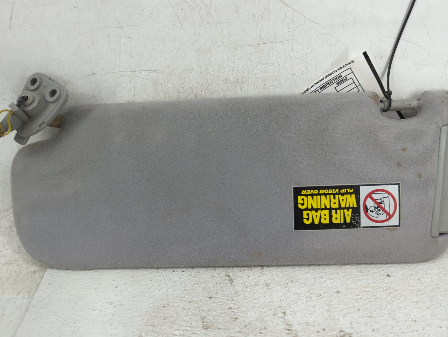 2006 Hyundai Sonata Sun Visor Shade Replacement Passenger Right Mirror Fits OEM Used Auto Parts - Oemusedautoparts1.com