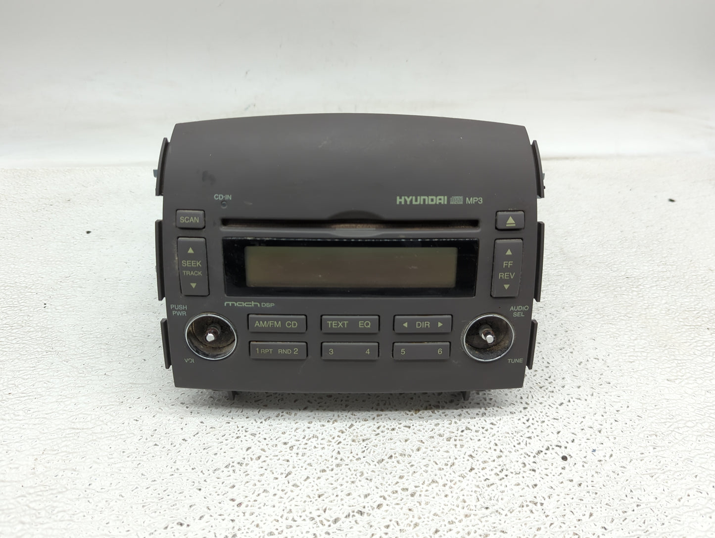 2006 Hyundai Sonata Radio AM FM Cd Player Receiver Replacement P/N:96180-0A100QZ VP5HBF-18C869-BH Fits OEM Used Auto Parts -