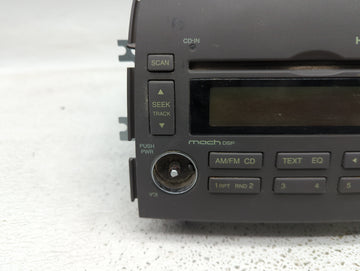 2006 Hyundai Sonata Radio AM FM Cd Player Receiver Replacement P/N:96180-0A100QZ VP5HBF-18C869-BH Fits OEM Used Auto Parts