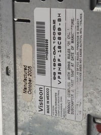 2006 Hyundai Sonata Radio AM FM Cd Player Receiver Replacement P/N:96180-0A100QZ VP5HBF-18C869-BH Fits OEM Used Auto Parts -