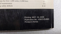 2006 Hyundai Sonata Owners Manual Book Guide OEM Used Auto Parts - Oemusedautoparts1.com