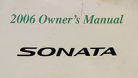 2006 Hyundai Sonata Owners Manual Book Guide OEM Used Auto Parts - Oemusedautoparts1.com