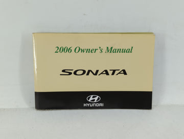 2006 Hyundai Sonata Owners Manual Book Guide OEM Used Auto Parts - Oemusedautoparts1.com