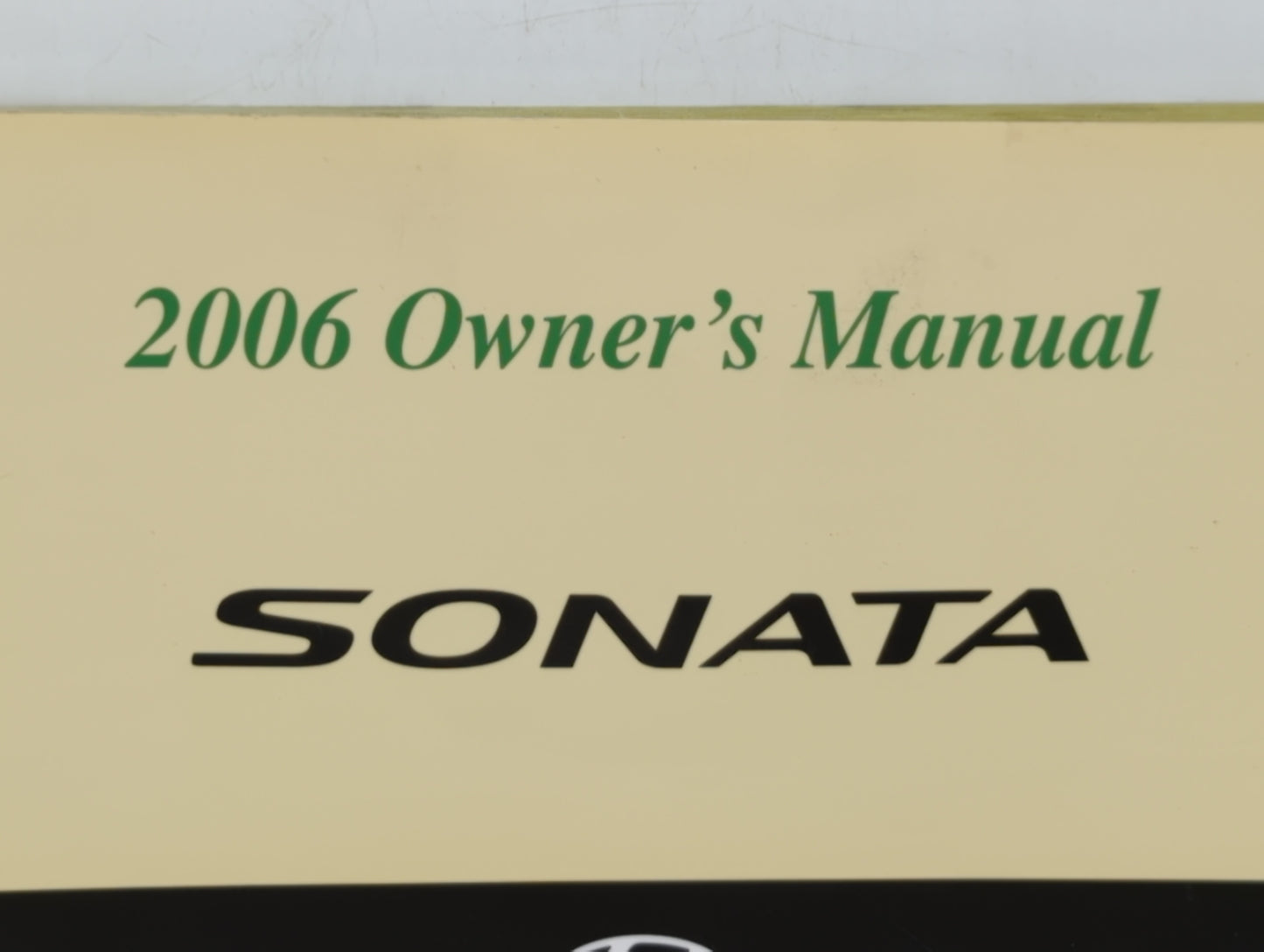 2006 Hyundai Sonata Owners Manual Book Guide OEM Used Auto Parts - Oemusedautoparts1.com