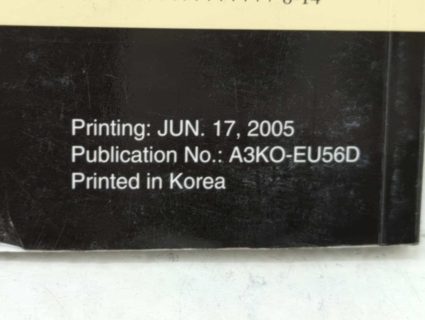 2006 Hyundai Sonata Owners Manual Book Guide OEM Used Auto Parts - Oemusedautoparts1.com