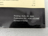 2006 Hyundai Sonata Owners Manual Book Guide OEM Used Auto Parts - Oemusedautoparts1.com