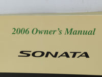 2006 Hyundai Sonata Owners Manual Book Guide P/N:A3KO-EU56D OEM Used Auto Parts - Oemusedautoparts1.com