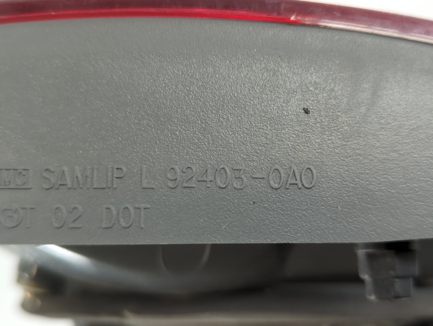 2006-2008 Hyundai Sonata Tail Light Assembly Passenger Right OEM P/N:92403-0A0 Fits Fits 2006 2007 2008 OEM Used Auto Parts 