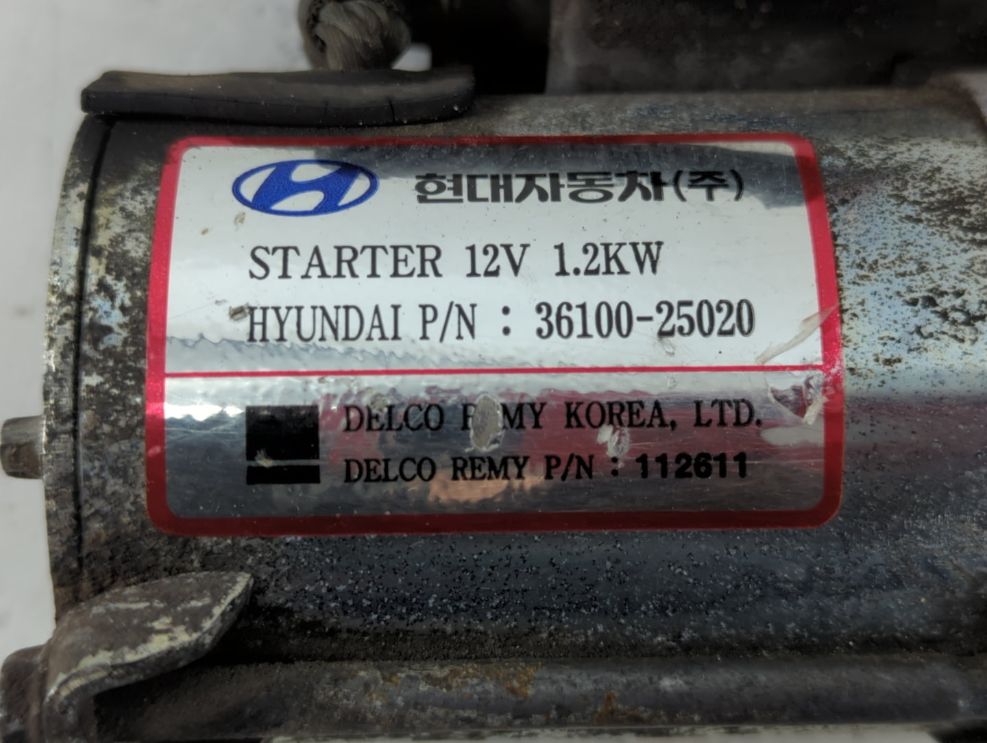 2006-2010 Hyundai Sonata Car Starter Motor Solenoid OEM P/N:36100-25020 Fits Fits 2006 2007 2008 2009 2010 2011 2012 OEM Use