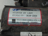 2006-2010 Hyundai Sonata Car Starter Motor Solenoid OEM P/N:36100-25020 Fits Fits 2006 2007 2008 2009 2010 2011 2012 OEM Use