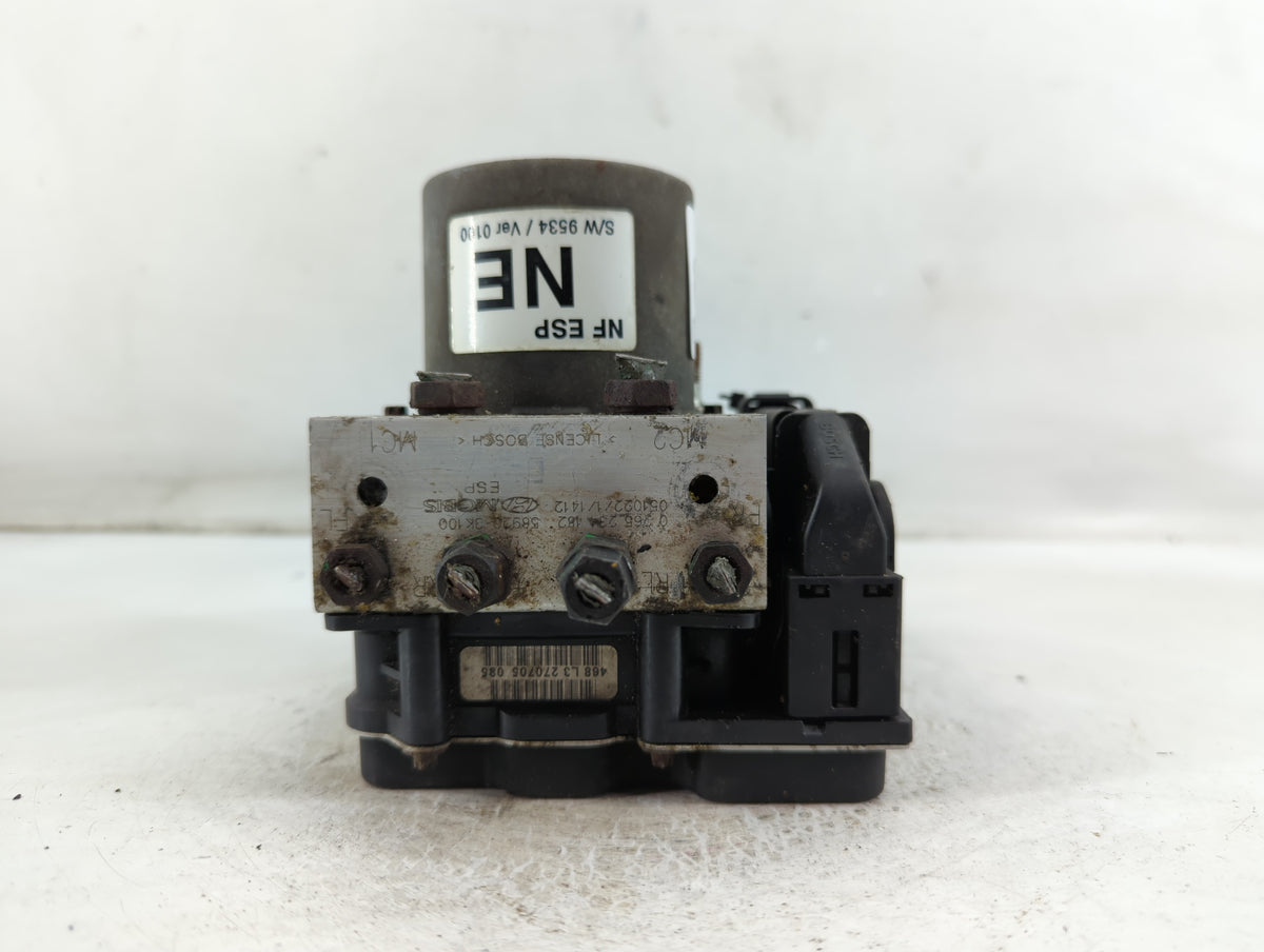 2006 Hyundai Sonata Anti-Lock Brake ABS Pump Module Actuator OEM P/N:0 265 234 182 Fits OEM Used Auto Parts - Oemusedautopar