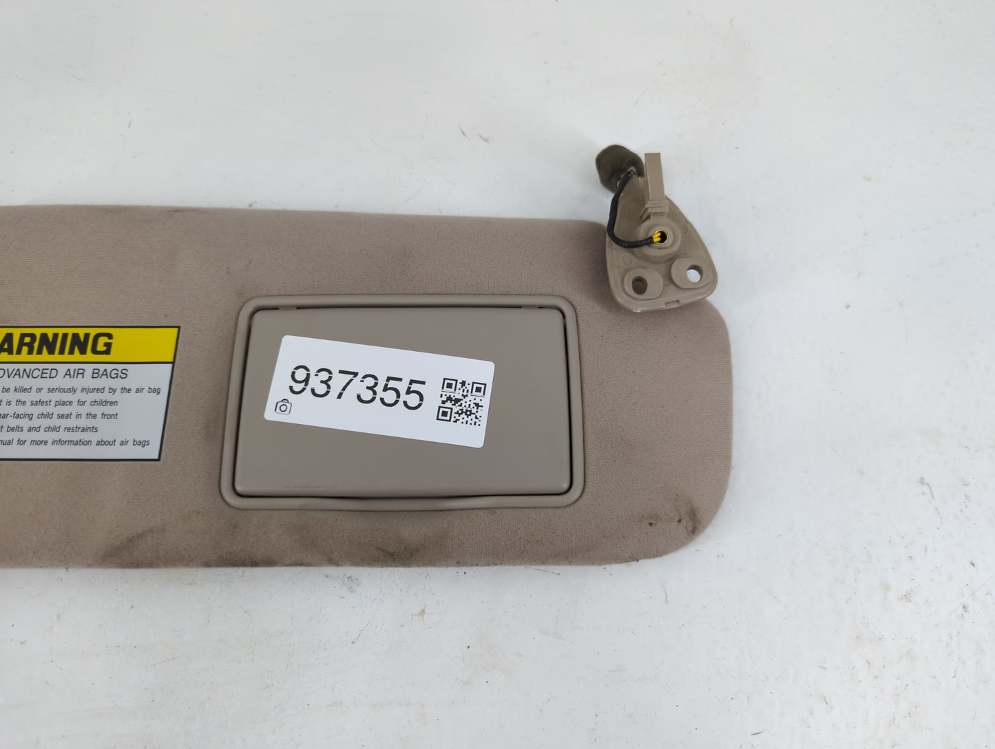 2006 Hyundai Sonata Sun Visor Shade Replacement Passenger Right Mirror Fits OEM Used Auto Parts - Oemusedautoparts1.com