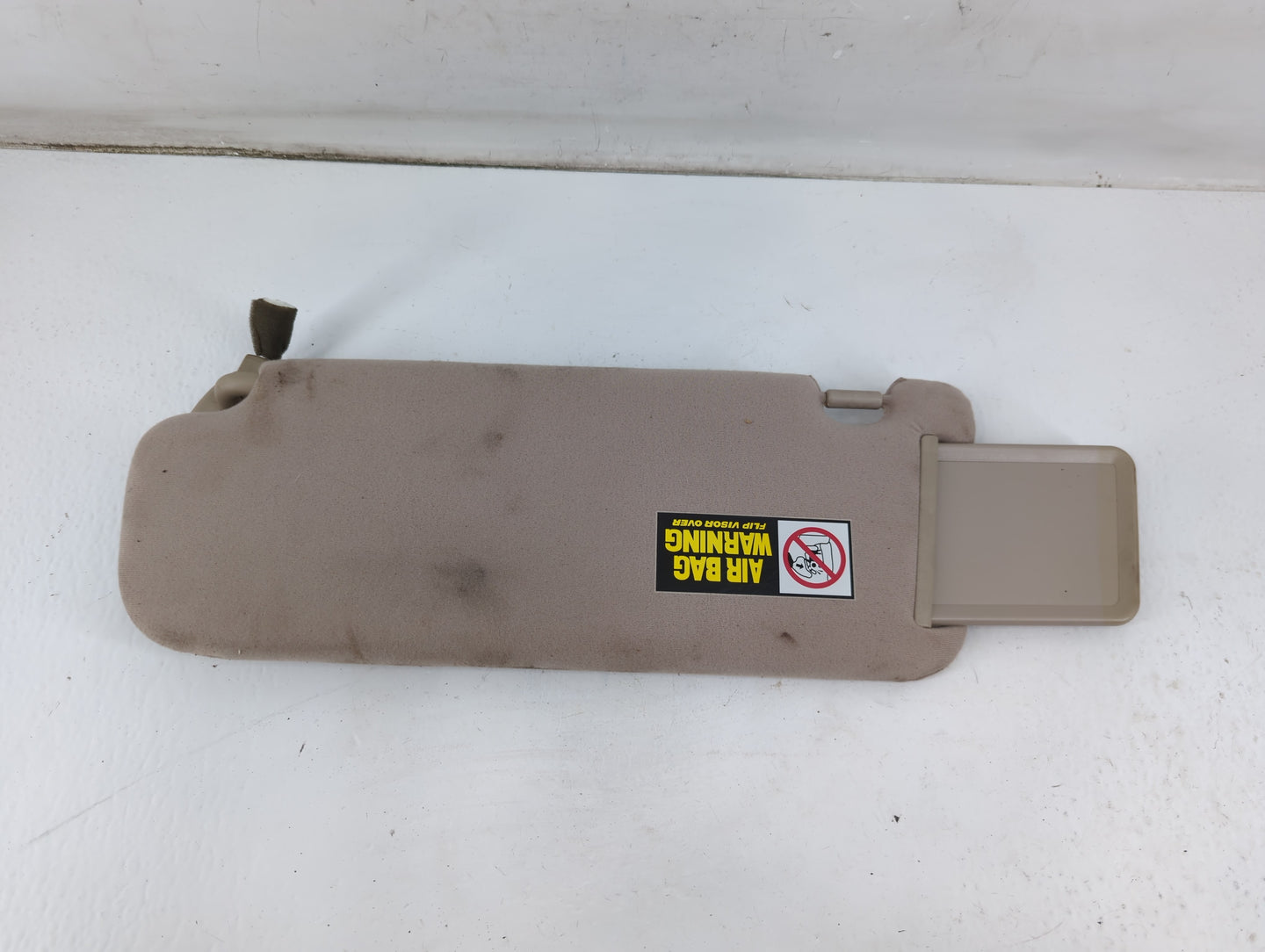2006 Hyundai Sonata Sun Visor Shade Replacement Passenger Right Mirror Fits OEM Used Auto Parts - Oemusedautoparts1.com
