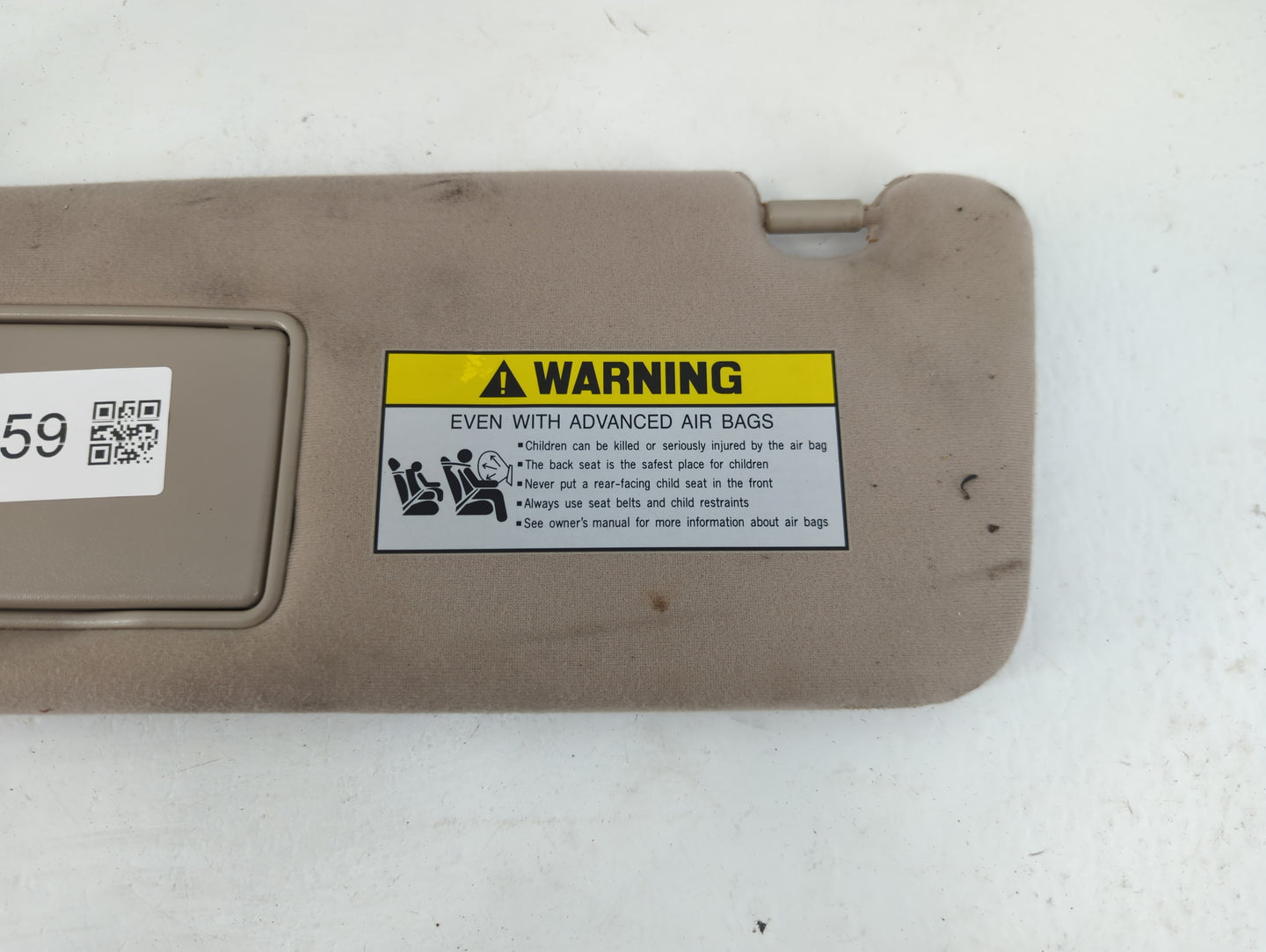 2006 Hyundai Sonata Sun Visor Shade Replacement Driver Left Mirror Fits OEM Used Auto Parts - Oemusedautoparts1.com