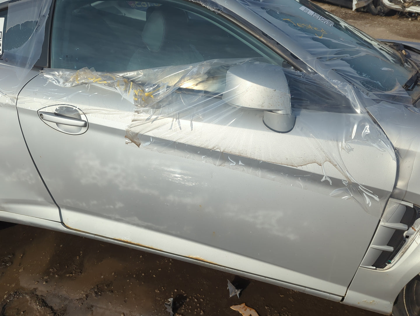 2003-2008 Hyundai Tiburon Passenger Front Door Oem - Oemusedautoparts1.com