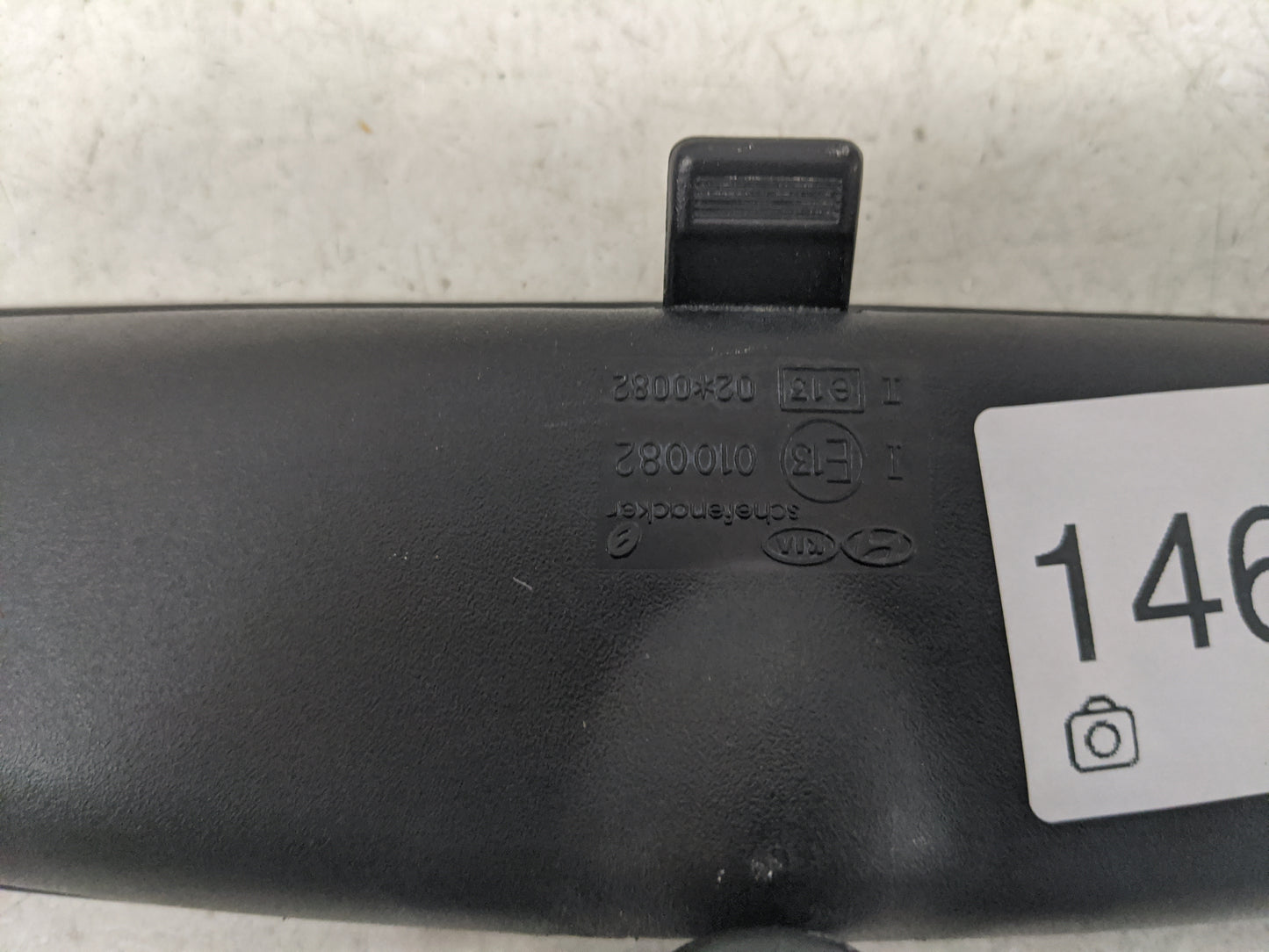 2006 Hyundai Tiburon Interior Rear View Mirror Replacement OEM P/N:010082 Fits OEM Used Auto Parts - Oemusedautoparts1.com